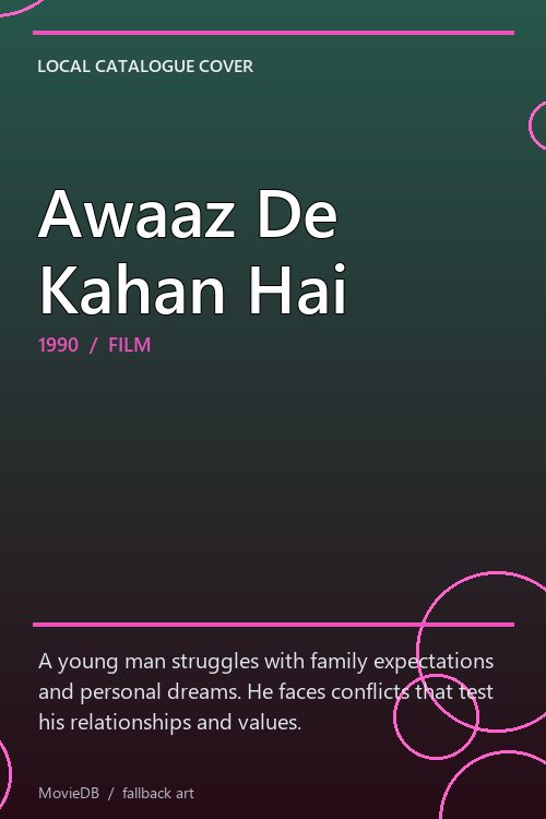 Awaaz De Kahan Hai poster