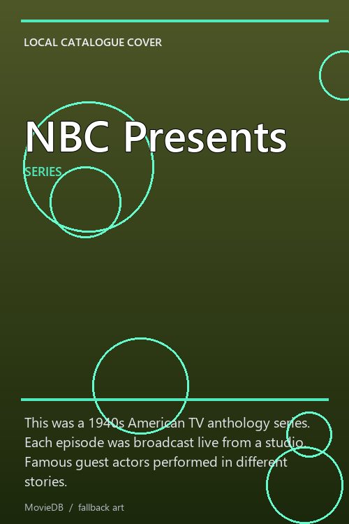 NBC Presents poster