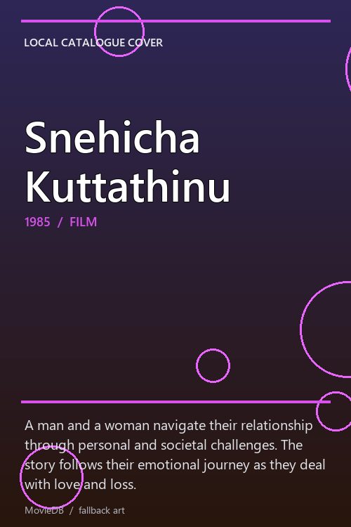 Snehicha Kuttathinu poster