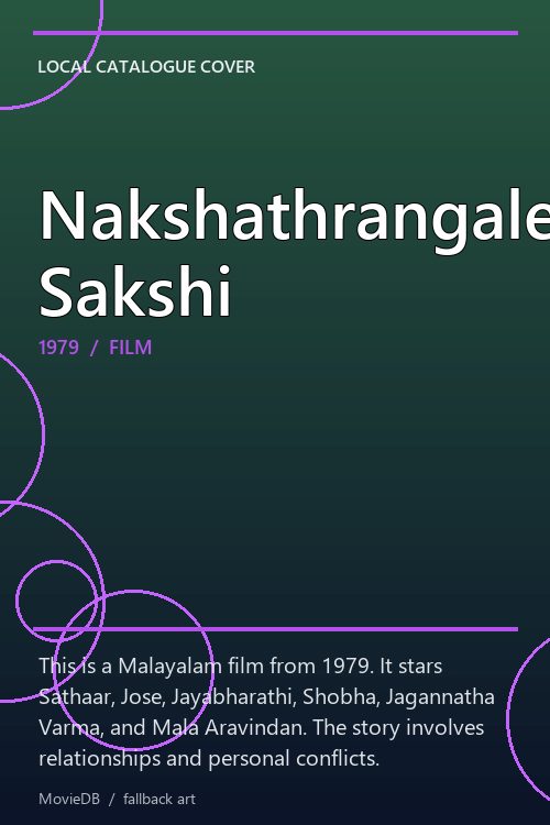 Nakshathrangale Sakshi poster