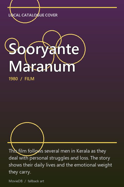 Sooryante Maranum poster
