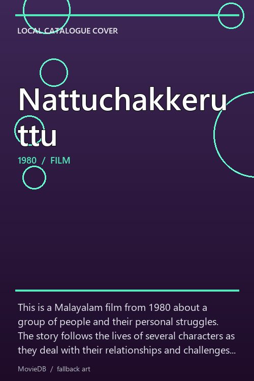 Nattuchakkeruttu poster