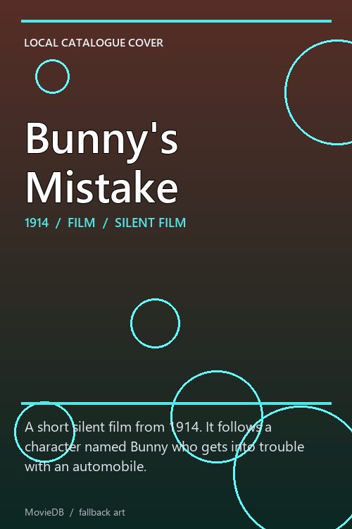 Bunny's Mistake poster