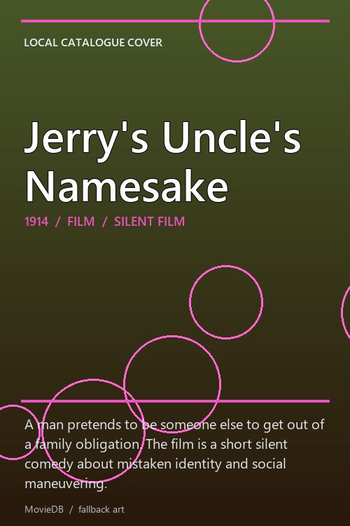 Jerry's Uncle's Namesake poster