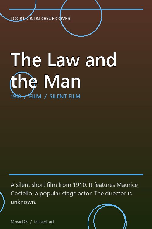 The Law and the Man poster