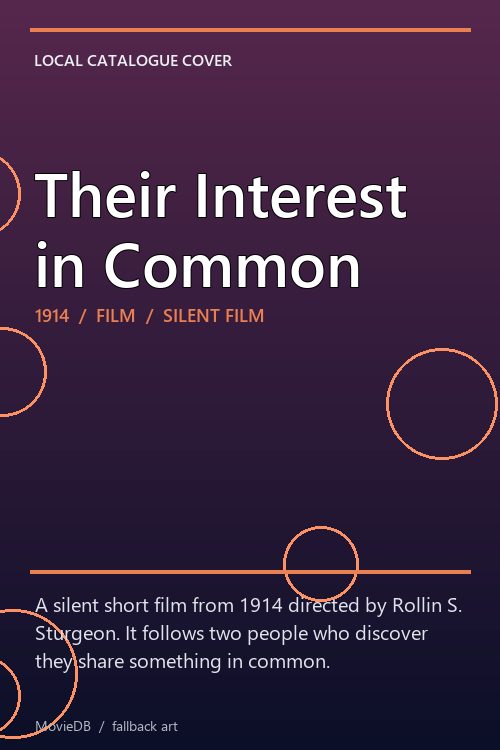 Their Interest in Common poster