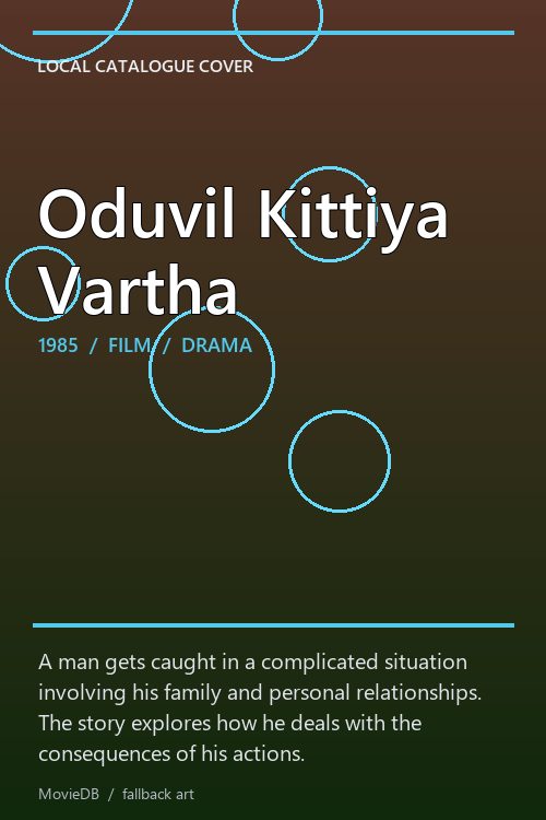 Oduvil Kittiya Vartha poster