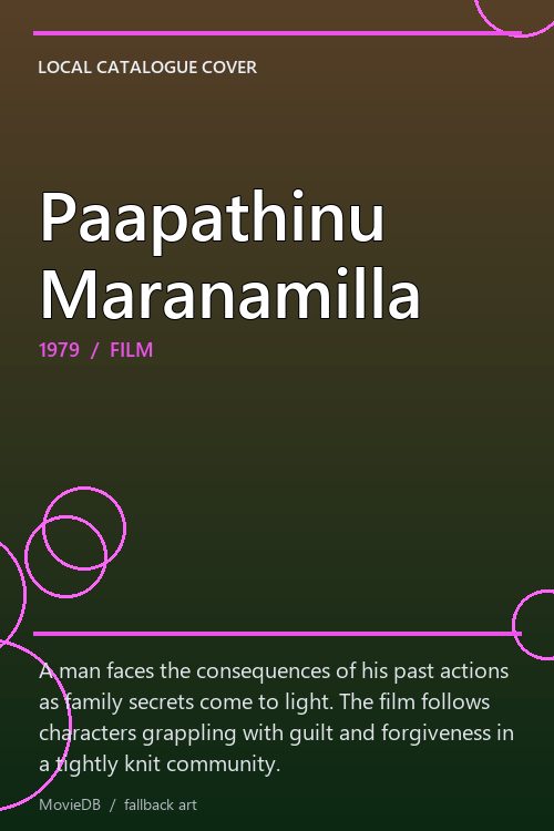 Paapathinu Maranamilla poster