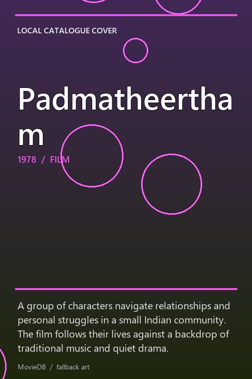 Padmatheertham poster