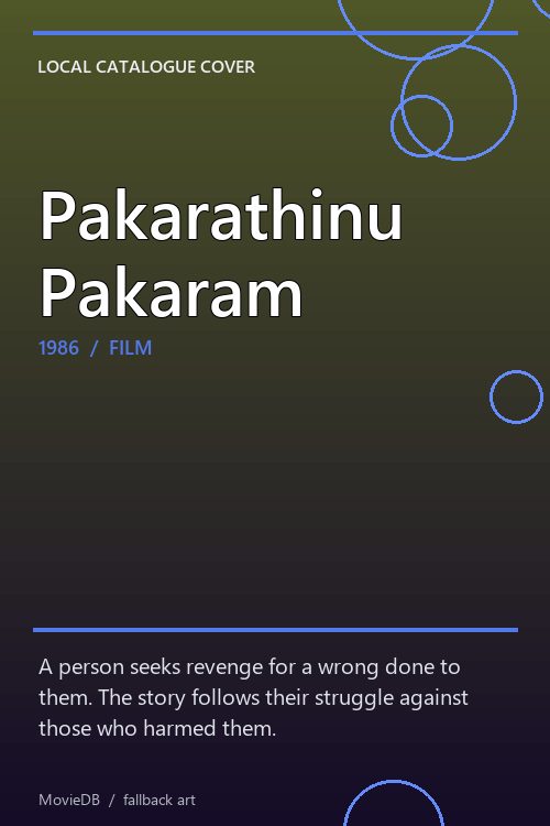 Pakarathinu Pakaram poster