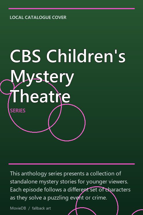 CBS Children's Mystery Theatre poster
