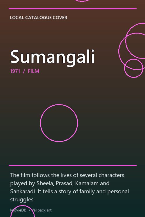 Sumangali poster
