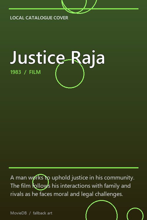Justice Raja poster