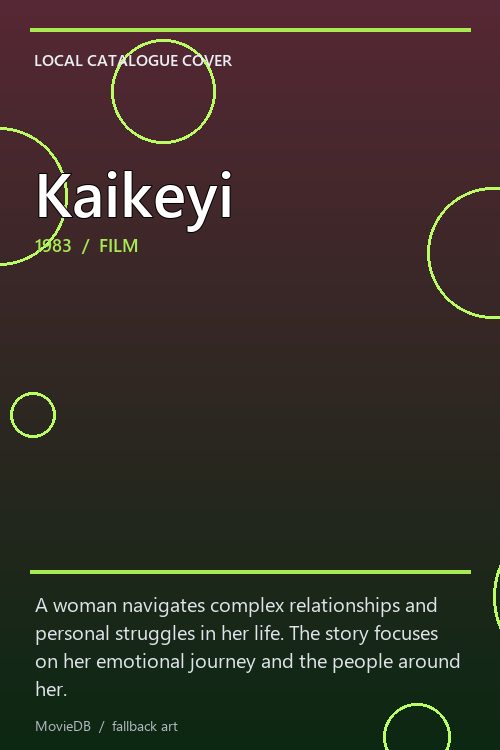 Kaikeyi poster
