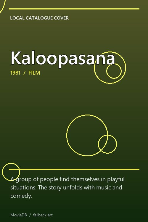 Kaloopasana poster