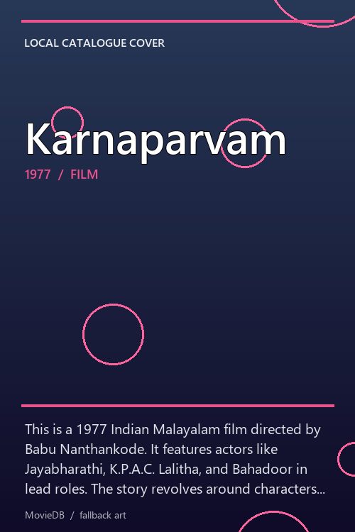Karnaparvam poster