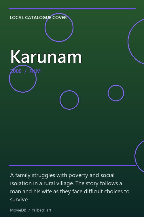Karunam poster