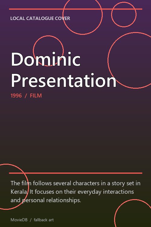 Dominic Presentation poster