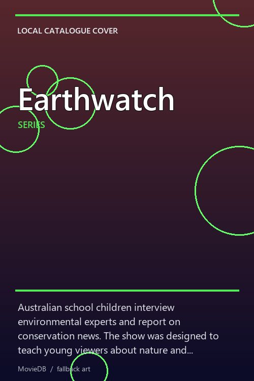 Earthwatch poster