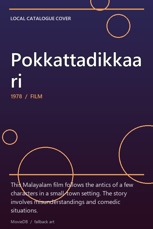 Pokkattadikkaari poster
