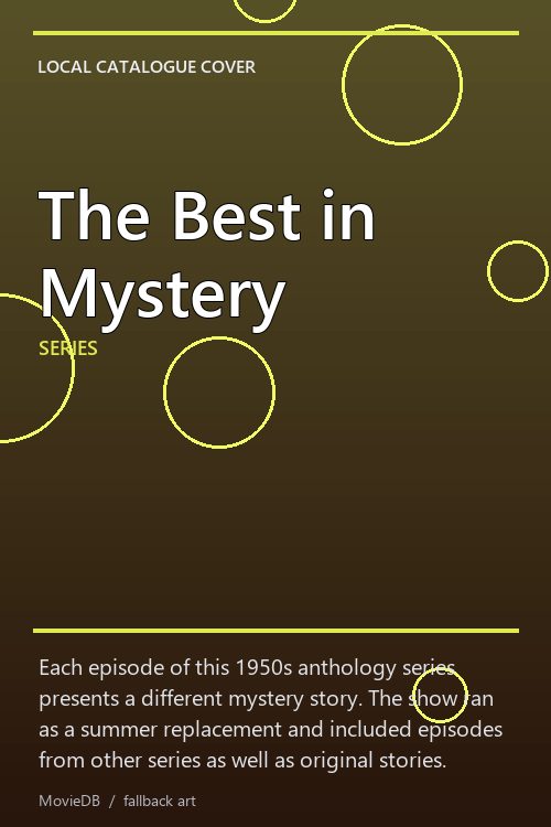 The Best in Mystery poster