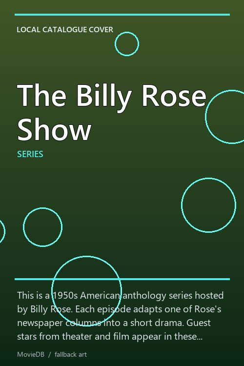 The Billy Rose Show poster