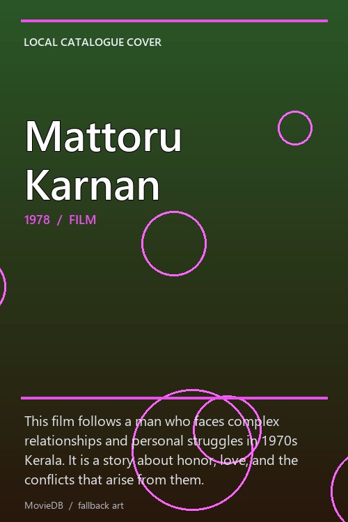 Mattoru Karnan poster