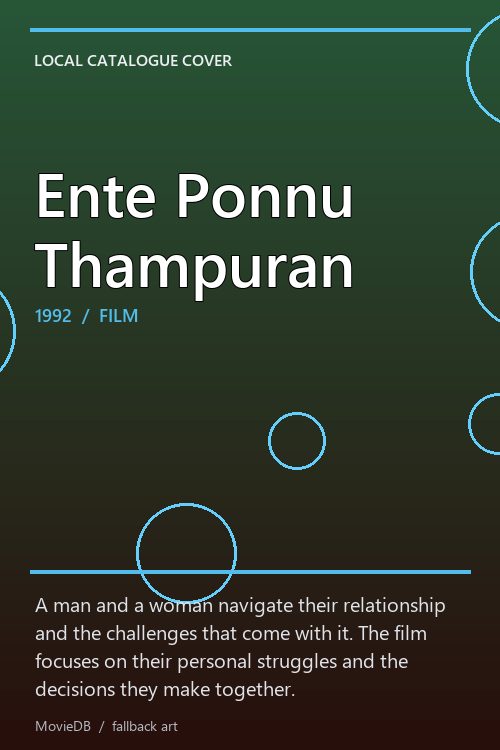 Ente Ponnu Thampuran poster
