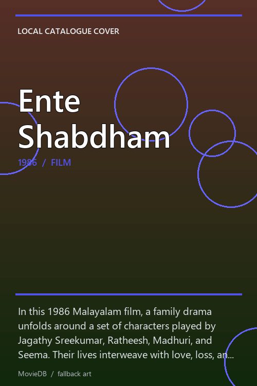 Ente Shabdham poster