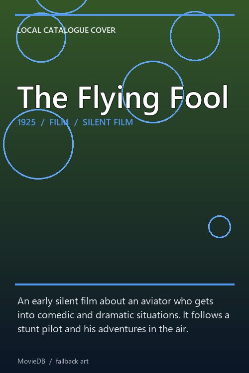 The Flying Fool poster
