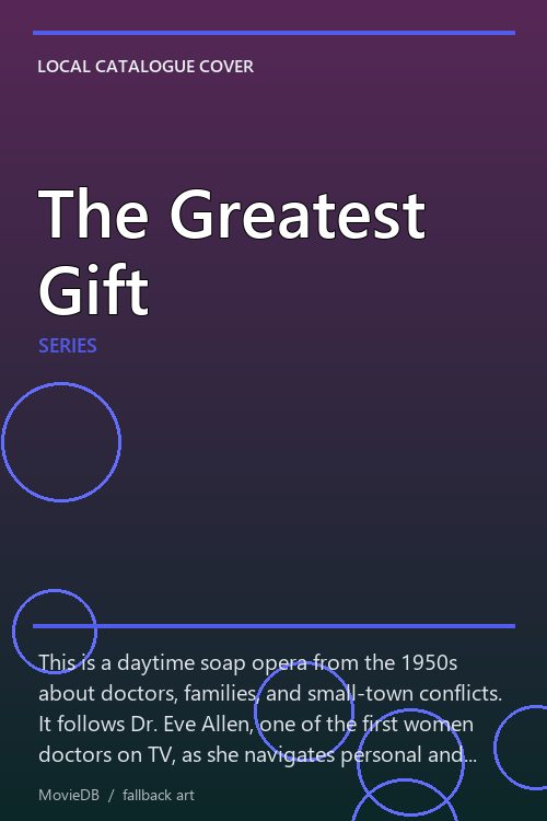 The Greatest Gift poster