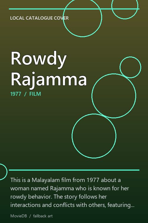 Rowdy Rajamma poster
