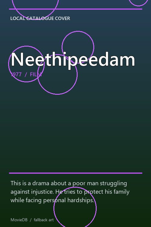 Neethipeedam poster