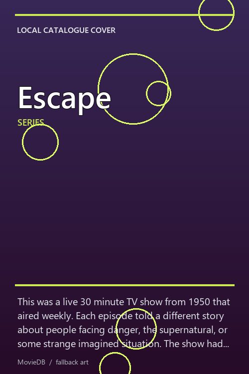 Escape poster