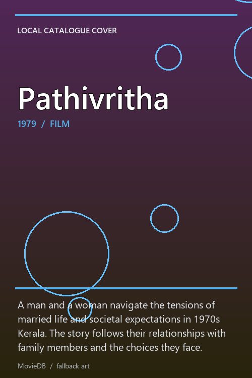 Pathivritha poster