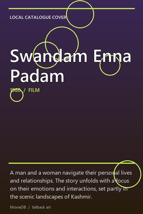 Swandam Enna Padam poster