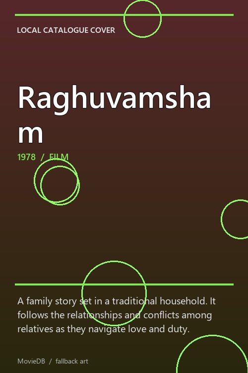 Raghuvamsham poster