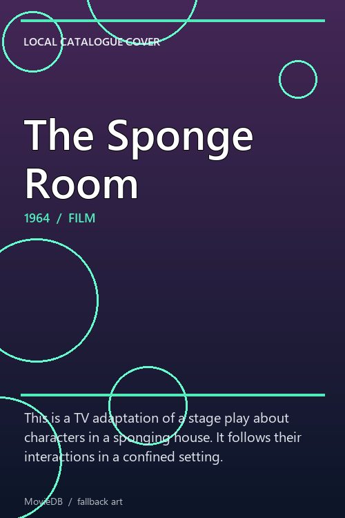 The Sponge Room poster