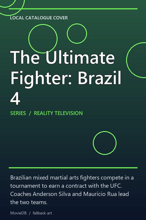 The Ultimate Fighter: Brazil 4 poster