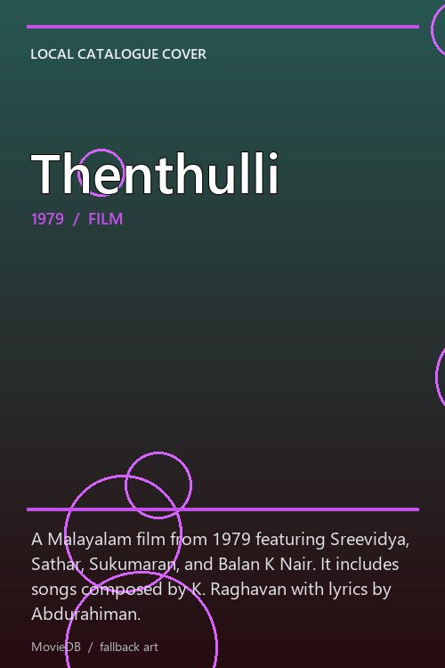 Thenthulli poster