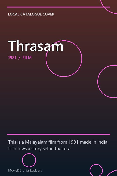 Thrasam poster