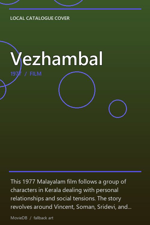 Vezhambal poster