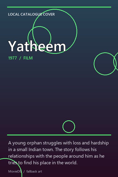 Yatheem poster