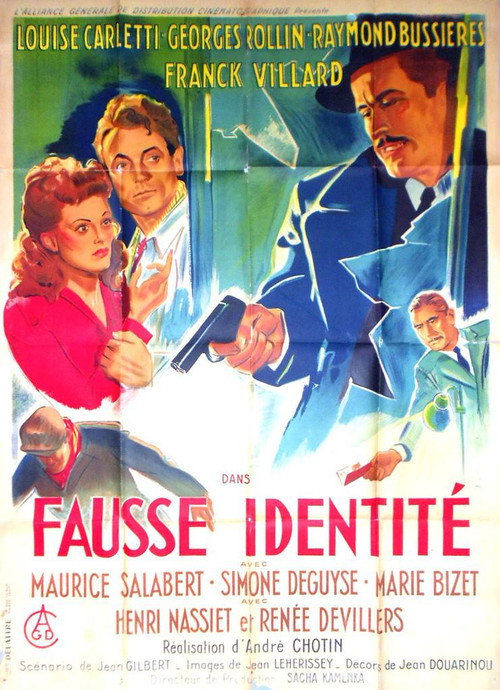 False Identity (1947 film) poster