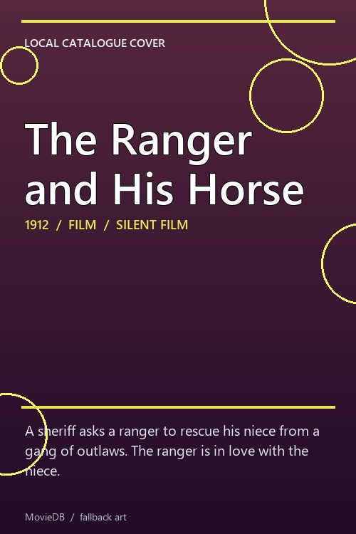 The Ranger and His Horse poster