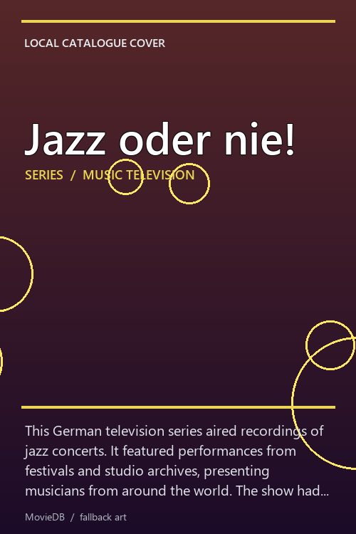 Jazz oder nie! poster