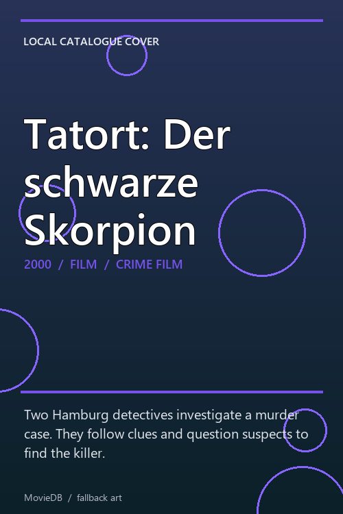 Tatort: Der schwarze Skorpion poster