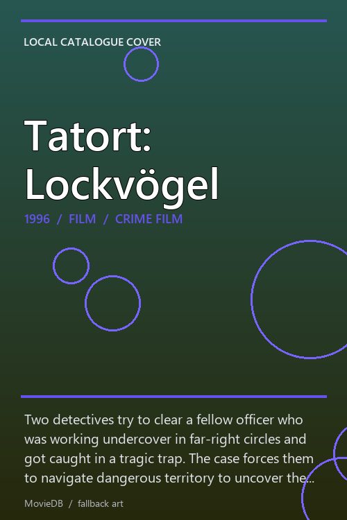 Tatort: Lockvögel poster
