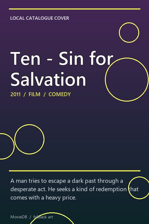 Ten - Sin for Salvation poster