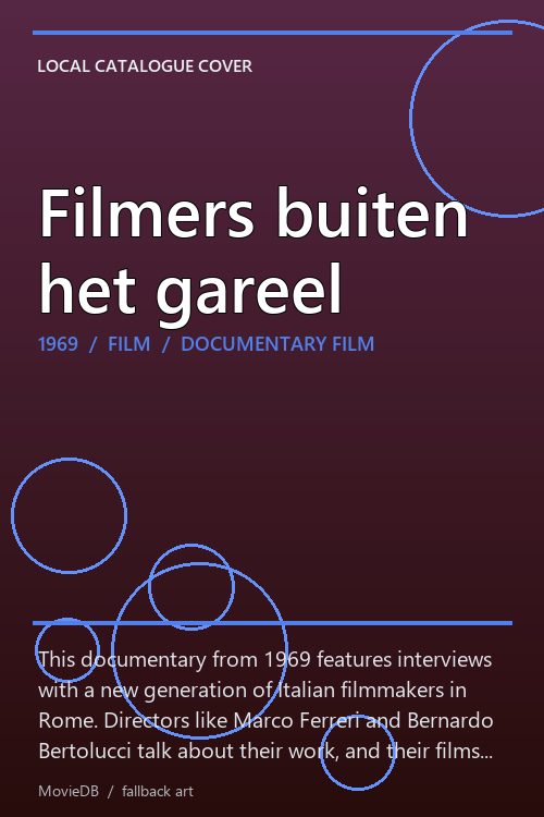 Filmers buiten het gareel poster